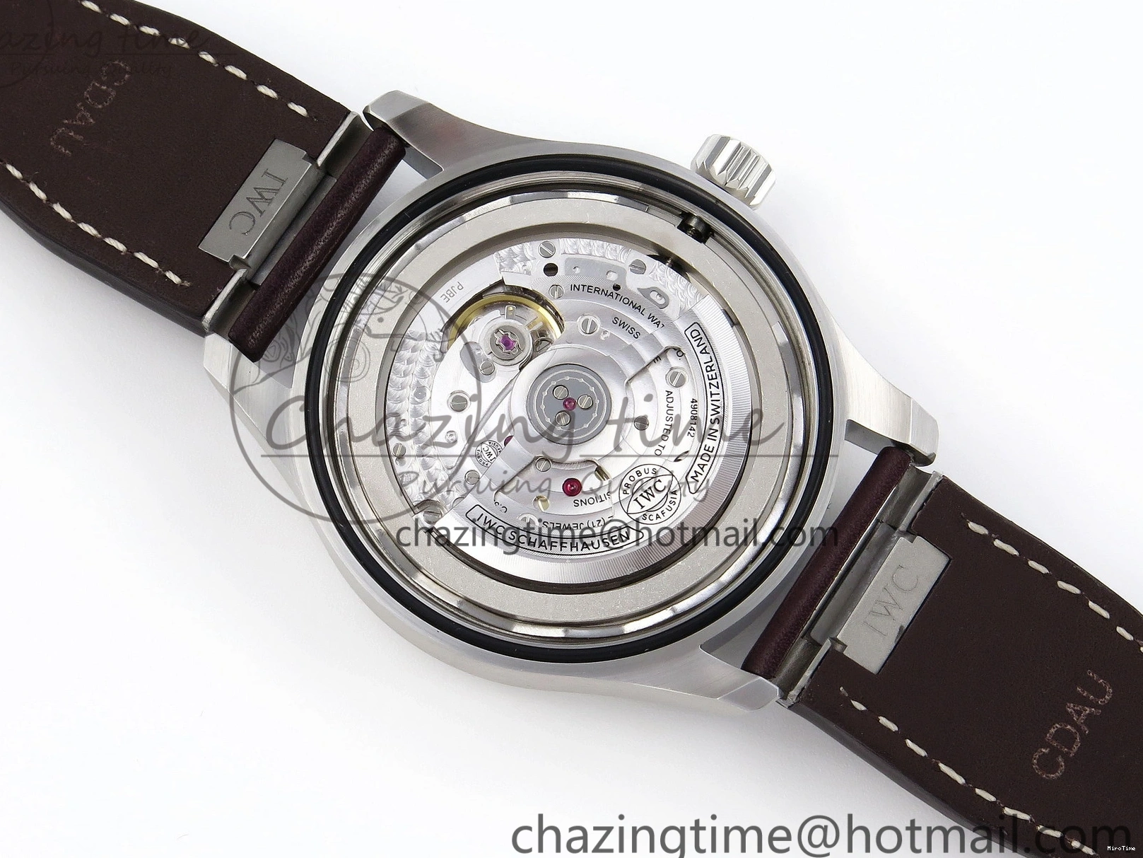 MIROTIME 0514 Pilot Mark XX IW328205 ZF 1:1 Best Edition Green Dial on Brown Leather Strap A UrbanStyle 7029